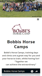 Mobile Screenshot of bobbishorsecamp.co.uk